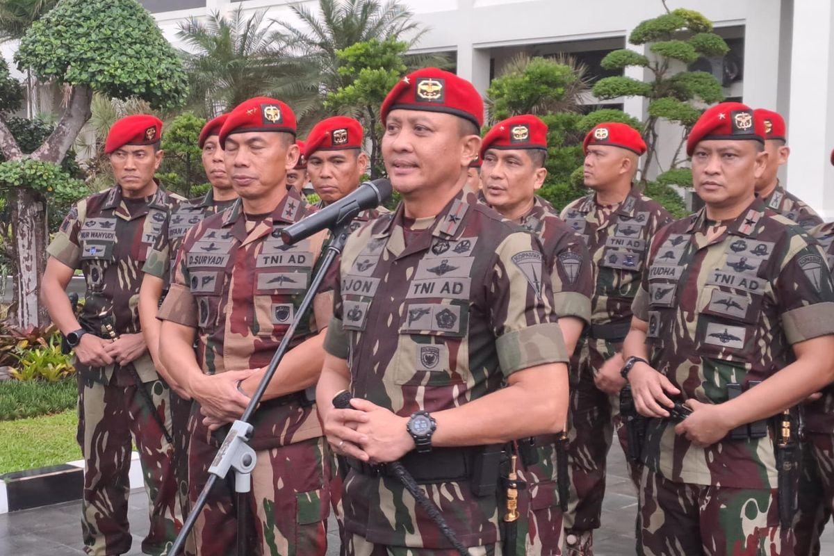 Danjen Kopassus Sampaikan Permohonan Maaf Terkait Foto Anggota dengan Hercules